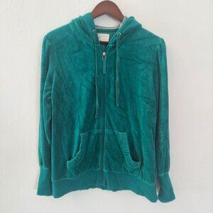 Sideways Velour Hoodie